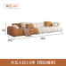 Technology Fabric Cream Minimalist Japanese Daytime Styled Small Living Room Three Person Straight Set Technology Fabric Cream Minimalist Japanese Daytime Styled Small Living Room Three Person Straight Set