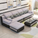 Modern Corner Sofa Set For Rent in Minimalist Living Room Modern Corner Sofa Set For Rent in Minimalist Living Room