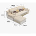 Modern Corner Sofa Set For Rent in Minimalist Living Room Modern Corner Sofa Set For Rent in Minimalist Living Room