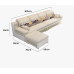 Modern Corner Sofa Set For Rent in Minimalist Living Room Modern Corner Sofa Set For Rent in Minimalist Living Room