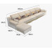 Modern Corner Sofa Set For Rent in Minimalist Living Room Modern Corner Sofa Set For Rent in Minimalist Living Room