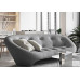 Ligneroset Luxury Creative Arc Fabric Shell Sofa Ligneroset Luxury Creative Arc Fabric Shell Sofa