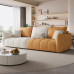 Italian Style Luxury Waterproof Cat Claw Baby Velvet Fabric Living Room Sponge Simple 34 Person Straight Sofa Group