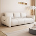 Italian Style Luxury Waterproof Cat Claw Baby Velvet Fabric Living Room Sponge Simple 34 Person Straight Sofa Group