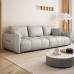 Italian Style Luxury Waterproof Cat Claw Baby Velvet Fabric Living Room Sponge Simple 34 Person Straight Sofa Group