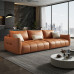 Italian Style Luxury Waterproof Cat Claw Baby Velvet Fabric Living Room Sponge Simple 34 Person Straight Sofa Group
