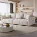 Italian Style Luxury Waterproof Cat Claw Baby Velvet Fabric Living Room Sponge Simple 34 Person Straight Sofa Group