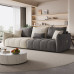 Italian Style Luxury Waterproof Cat Claw Baby Velvet Fabric Living Room Sponge Simple 34 Person Straight Sofa Group