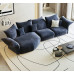Floral Pattern Arc Sofa New Year Modern Minimal Technology Fabric Floral Pattern Arc Sofa New Year Modern Minimal Technology Fabric