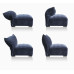 Floral Pattern Arc Sofa New Year Modern Minimal Technology Fabric Floral Pattern Arc Sofa New Year Modern Minimal Technology Fabric
