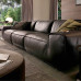 Italian Leather Sofa Luxury Minimalist Fabric Couch Italian Leather Sofa Luxury Minimalist Fabric Couch