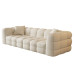 Creamy French Fabric Sofa Set for Simple Modern Small Apartment Creamy French Fabric Sofa Set for Simple Modern Small Apartment