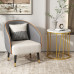 Single Sofa Chair Nordic Fabric Sofa Lounge Creative Living Room Balcony Designer Armrest Tiger Chair Single Sofa Chair Nordic Fabric Sofa Lounge Creative Living Room Balcony Designer Armrest Tiger Chair