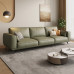 Scandinavian Technology Faux Leather 3 Seater Sofa Modern Minimalist Living Room Scandinavian Technology Faux Leather 3 Seater Sofa Modern Minimalist Living Room