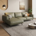 Scandinavian Technology Faux Leather 3 Seater Sofa Modern Minimalist Living Room Scandinavian Technology Faux Leather 3 Seater Sofa Modern Minimalist Living Room