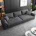 Italian luxury tech fabric oversized sofa for modern living