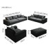 Italian luxury tech fabric oversized sofa for modern living