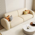 Modern Simple Velvet Fabric Italian Living Room Three Seater Sofa Modern Simple Velvet Fabric Italian Living Room Three Seater Sofa