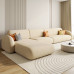 Modern Simple Velvet Fabric Italian Living Room Three Seater Sofa Modern Simple Velvet Fabric Italian Living Room Three Seater Sofa