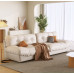 Luxury Lightweight Fabric Sofa for Two or Three People in Living Room Luxury Lightweight Fabric Sofa for Two or Three People in Living Room