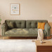 Nordic Small Living Room Cream Cloud Sofa Three Seater Modern Japanese Wood Nordic Small Living Room Cream Cloud Sofa Three Seater Modern Japanese Wood