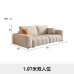 Modern Italian Minimalist Piano Key Styled Sofa Modern Italian Minimalist Piano Key Styled Sofa