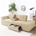 Functional Modern Folding Fabric Sofa Bed With Storage Functional Modern Folding Fabric Sofa Bed With Storage