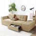 Functional Modern Folding Fabric Sofa Bed With Storage Functional Modern Folding Fabric Sofa Bed With Storage