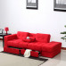 Functional Modern Folding Fabric Sofa Bed With Storage Functional Modern Folding Fabric Sofa Bed With Storage