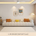 Nordic Simple Modern Technology Fabric Japanese Style Sofa for Small Living Room