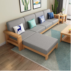 Chinese Solid Wood Sofa Set