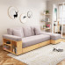 Small Japanese Style Wooden Cloth Storage Sofa Bed Luxury Nordic Minimalist Modern Small Japanese Style Wooden Cloth Storage Sofa Bed Luxury Nordic Minimalist Modern
