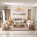 Modern Chinese Style Sofa Set Living Room Solid Wood Hostel Minimalism Home Furniture Customization Modern Chinese Style Sofa Set Living Room Solid Wood Hostel Minimalism Home Furniture Customization