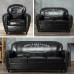 American Retro Coffee Bar Sofa Industrial Style Single Double ThreeSeat Leather Sofa Living Room SmallSize Sofa Solid Wood