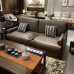 Modern Chinese Hotel Villa Leather Art Sofa Set Zen Style Sample Room Inn Furniture Modern Chinese Hotel Villa Leather Art Sofa Set Zen Style Sample Room Inn Furniture