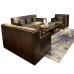 Modern Chinese Hotel Villa Leather Art Sofa Set Zen Style Sample Room Inn Furniture Modern Chinese Hotel Villa Leather Art Sofa Set Zen Style Sample Room Inn Furniture
