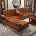 Modern Chinese Style Wood Sofa Combination for Living Room Winter and Summer Use Modern Chinese Style Wood Sofa Combination for Living Room Winter and Summer Use