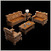Wooden Sofa Living Room Rural Economy Old Style Wooden Chairs Three Seats Sofa Wooden Sofa Living Room Rural Economy Old Style Wooden Chairs Three Seats Sofa