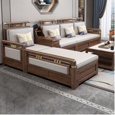 Modern Luxury Living Room Sofas Tea Table Storage Set