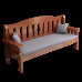 Solid Wood Sofa Set Winter Summer Two Use Small Living Room Three Person Sofa
