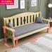 Solid Wood Sofa Set Winter Summer Two Use Small Living Room Three Person Sofa