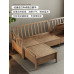 Scandinavian Solid Wood Sofas Modern Simplistic Design Dual Seasonal Fabric Sofa Living Room Furniture Set Scandinavian Solid Wood Sofas Modern Simplistic Design Dual Seasonal Fabric Sofa Living Room Furniture Set