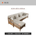 Scandinavian Solid Wood Sofas Modern Simplistic Design Dual Seasonal Fabric Sofa Living Room Furniture Set Scandinavian Solid Wood Sofas Modern Simplistic Design Dual Seasonal Fabric Sofa Living Room Furniture Set