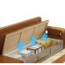 Solid Wood Furniture Modern Chinese Dual Storage Sofa Solid Wood Furniture Modern Chinese Dual Storage Sofa
