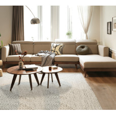 Solid Wood Black Walnut Chinese Style Large Sectional Sofa
