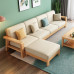 Minimalist Luxe Single Wooden Sofa Bed Minimalist Luxe Single Wooden Sofa Bed