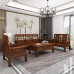 Modern Minimalist New Chinese Living Room Combination Economy Imitation Redwood Cushion