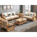 Nordic Solid Wood Sofa Bed Combination Modern Minimalist Small Apartment Corner Royal Fabric Sofa Living Room Wood Furniture Nordic Solid Wood Sofa Bed Combination Modern Minimalist Small Apartment Corner Royal Fabric Sofa Living Room Wood Furniture