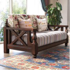 American Country Solid Fabric Upholstery Sofa Living Room Furniture 123 Combination Three Person Luxury Furniture American Country Solid Fabric Upholstery Sofa Living Room Furniture 123 Combination Three Person Luxury Furniture