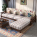 American Country Solid Fabric Upholstery Sofa Living Room Furniture 123 Combination Three Person Luxury Furniture American Country Solid Fabric Upholstery Sofa Living Room Furniture 123 Combination Three Person Luxury Furniture